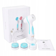 Electric Facial Cleansing Brush with 3 Replaceable Heads for Deep Cleansing and Skin Massage