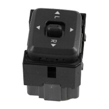 Verstellschalter für den Rückspiegel, kompatibel mit Isuzu D-Max und Chevrolet Colorado (2005–2008), Teilenummer 183515, schwarzes ABS