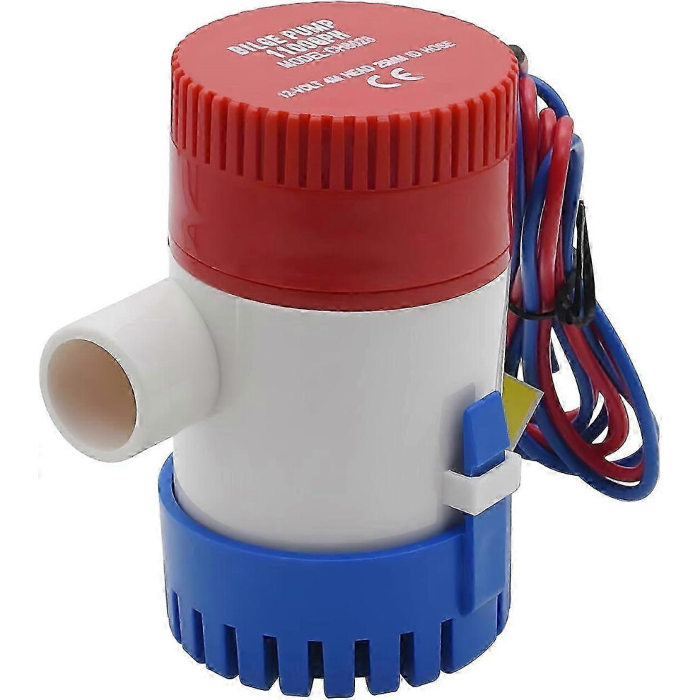 Bilge Pump 12V 1100Gph Submersible Marine Pump With Stainless Steel Shaft, Quiet Operation 6966168125327