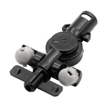 Ugello lavafari compatibile con Honda Lexus Suzuki Nissan Subaru Toyota Codice ricambio 85381-53080 Sinistro Destro Plastica Nera