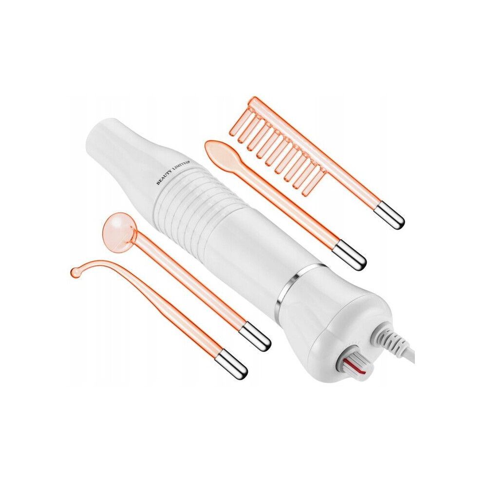 Darsonval High Frequency Facial Device 30W with 4 Glass Electrodes for Skin Care and Scalp Massage