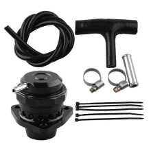 Kit de modificación de escape turbo con válvula de alivio de presión compatible con A45 GLA45 CLA45 2.0, color negro, piezas de automóvil.