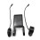 48V LCD Display Digital Dashboard Meter with Switch Throttle Compatible with Joyor S Electric Scooter Black Plastic 1