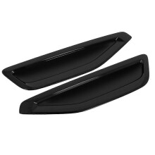 Auton lokasuojan sivutuuletuslistan 1 pari mustaa muovia yhteensopiva BMW X5 G05 alkuperäisten osanumeroiden kanssa 51137418177 51137418178
