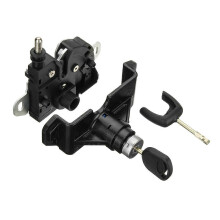 Konepellin lukko ja salpa, täydellinen sarja, sisältää 2 avainta, yhteensopiva Ford Transit MK7 2006-2011 ABS musta 1476762 6C1A-16D748-AB