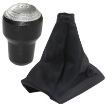 5-Gang-Schaltknauf und Staubschutzmanschette, kompatibel mit Hyundai Getz 2002-2010, OEM-Teilenummer 84640-1C500
