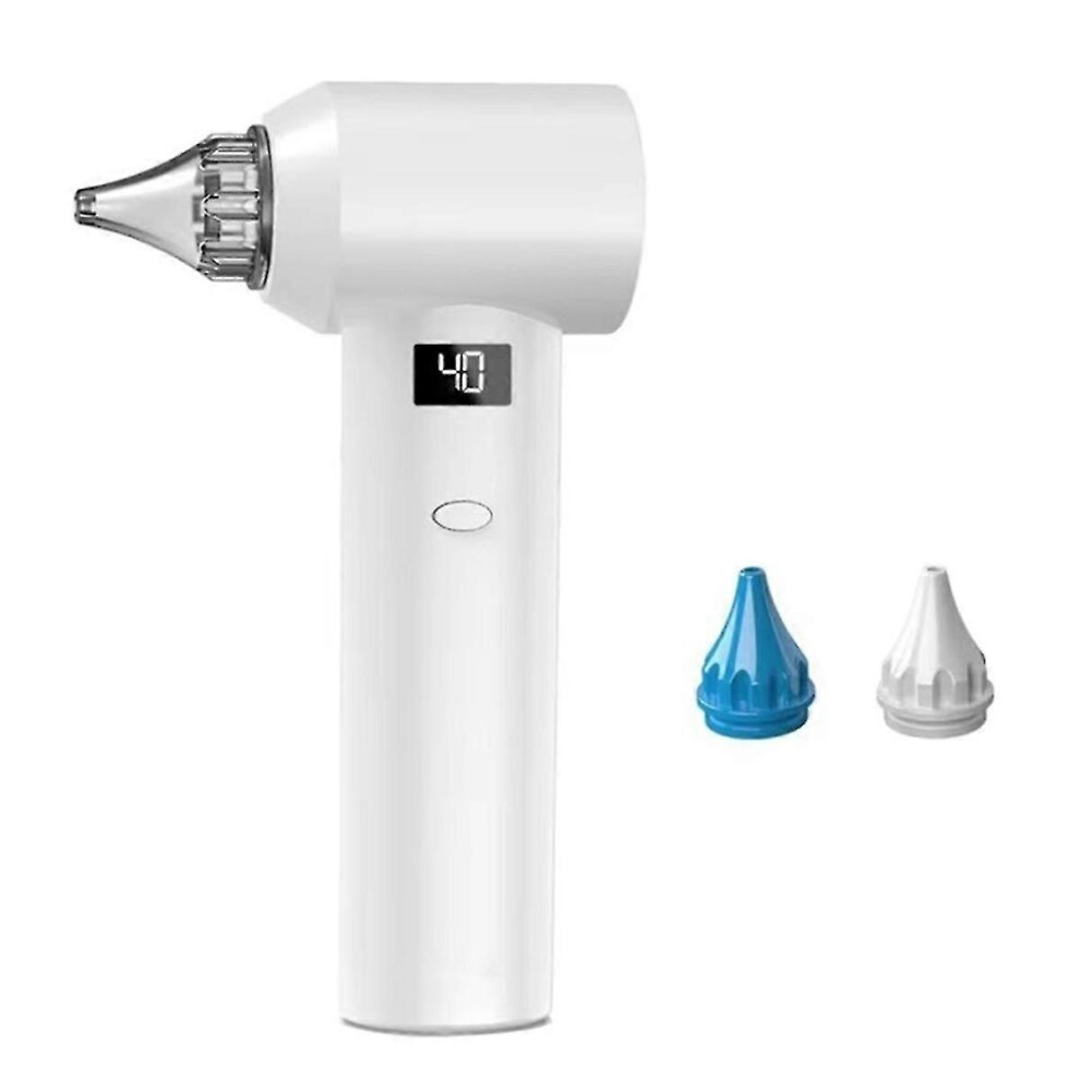 Smart Ear Dryer 650nm Red Light 3 Speed Warm Air Adjustment 3 Nozzles for Swimming Surfing Whole Family Ear Care White ABS