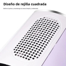 Nagelstaubsauger 80W, geräuscharmer Maniküre-Staubsauger, tragbarer Staubabsorber aus Edelstahl für Salon und Zuhause