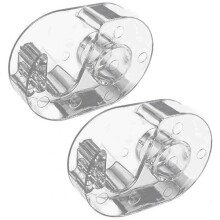 Eyelash Tape Dispenser Cutter, Clear Acrylic 2-Pack for Eyelash Extension Application