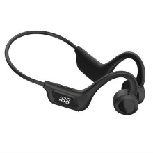 Słuchawki Bluetooth z przewodnictwem kostnym, kompatybilne ze smartfonami, 6 godzin rozmów, bezpieczne dopasowanie do biegania i jazdy na rowerze