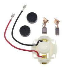 CB430 Koolborstelhouder, borstels en doppenset compatibel met Makita BGA450 BGA452 DGA452 draadloze haakse slijpers 10x7x7mm 19mm doppen