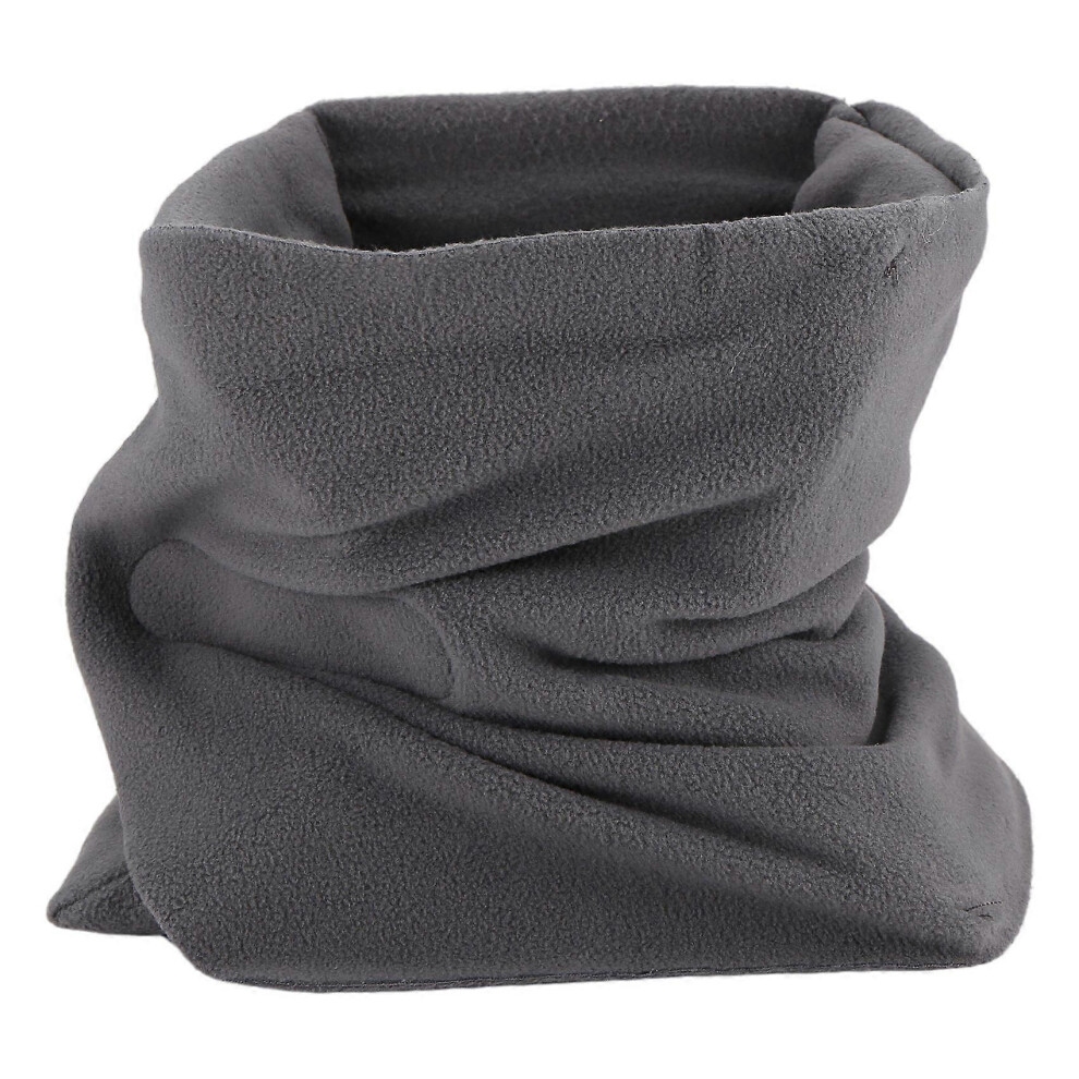 Adjustable Travel Neck Pillow Washable Gray Polyester Cotton Neck Support for Airplane Car Long Haul Trips
