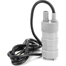 Pompe submersible 12 V CC, débit maximal de 840 l/h, hauteur de refoulement maximale de 5 m, faible niveau sonore, idéale pour aquarium et jardin.
