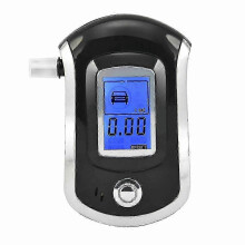 Alcoholímetro digital con sensor avanzado de superficie plana y detección rápida.