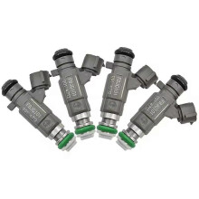4 Stück Einspritzdüsen kompatibel mit Nissan Infiniti 16600-AE060 FBJC101 Direkter Ersatz für 2,5L 3,5L 4,5L V6 V8 Motoren