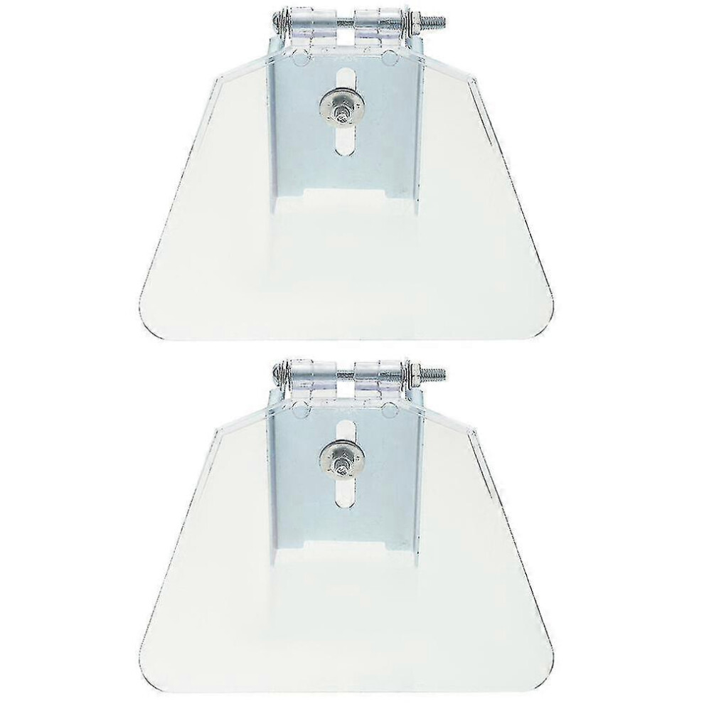 Bench Grinder Guard Replacement With Transparent Eye Shield 2 Pack Stainless Steel Abs Screws Included For Grinding Work 6966168134121