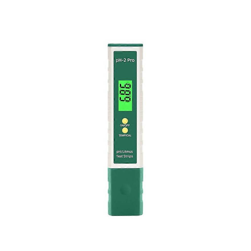 Ph-2 Pro Ph Meter 0.01 Resolution 3-Point Calibration Litmus Color Change 0-80C Atc Water Quality Tester With Lr44 Batteries 6966168014997