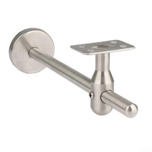 Staffa per corrimano in acciaio inox 304 regolabile, montaggio a parete, estensibile fino a 145 mm per scale e balconi