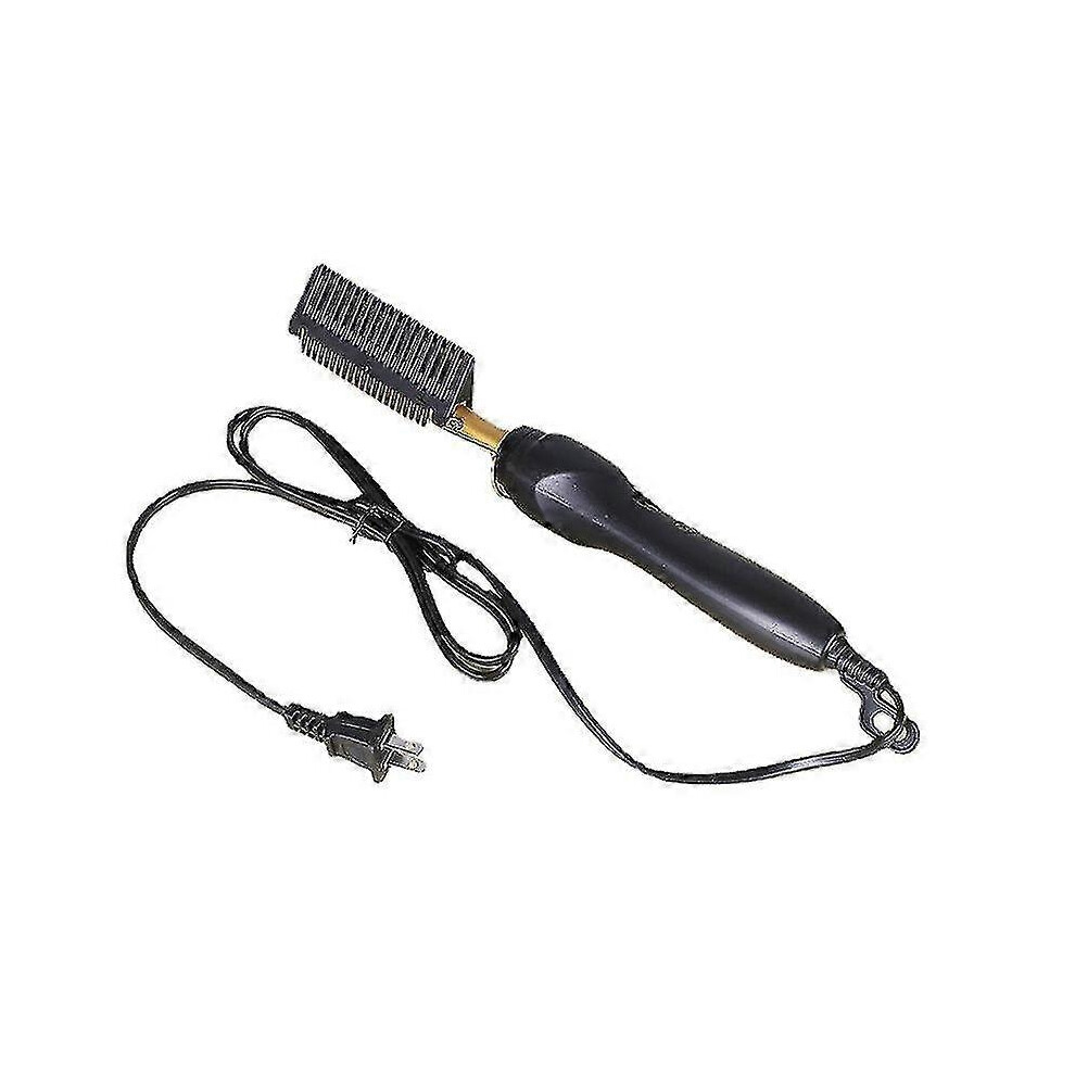 Hair Straightening Comb with 200-500F Temperature Adjustment, 60-Minute Auto Shut-Off & Ceramic Coated Plates