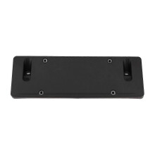 Front Licence Plate Holder Compatible with Porsche Cayenne 9YA 2018 Part No.9Y0807287E Black Plastic Direct Install Front Mount