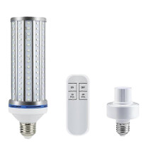 60W E27 UVC Cleaning Bulb with Remote Control Timer, 360 Degree Irradiation, 500 Sq Ft Coverage, Fits E26 E27 Sockets for Home Use
