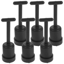 6 Pcs Light Socket Ring Removal Tool Plastic T-Shaped Lamp Shade Holder Remover for Table Pendant Floor Lamps Chandeliers