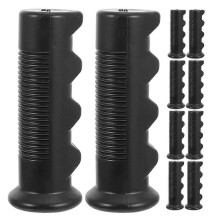 Funda de repuesto de goma para empuñadura de silla de ruedas, compatible con mangos de 18 mm, diseño antideslizante, 6 unidades