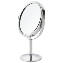 Magnifying Makeup Mirror 2x 10x Dual Sided with 360 Degree Rotation and Stable Base