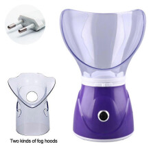 Facial Steamer for Face Care and Skin Moisturising with Large Mist Output and Stainless Steel Tank - Purple