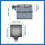 Outdoor Socket IP66 Waterproof 1-Way EU Plug with Switch Indicator Light Lockable Hinged Lid Surface Mounted AC 100-240V Gray 1