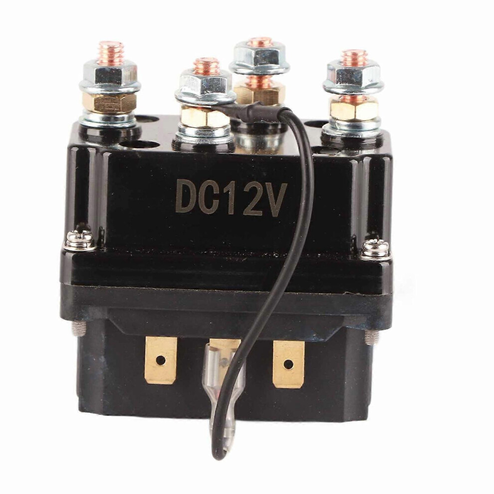 Winch Solenoid Relay Contactor 12V 250A Alloy Steel For 3000-5000Lbs Winches Compatible With Atv Utv Suv 4X4 Vehicles Trailers 6966168136842