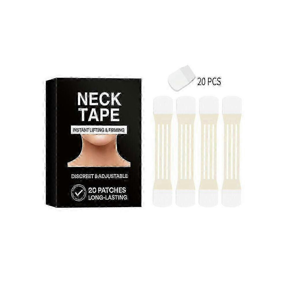 Neck Lift Tape Invisible Hypoallergenic Instant Firming Anti Wrinkle Patches for Face and Jaw Shaping for All Skin Types