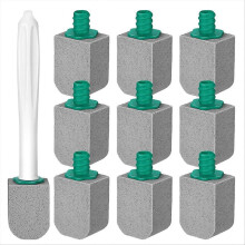 Bimsstein-WC-Reiniger, 10er-Pack mit 18 cm langem Griff, zur Entfernung von Kalk und Rost in Pools, Badewannen, Fliesen und Küchen.