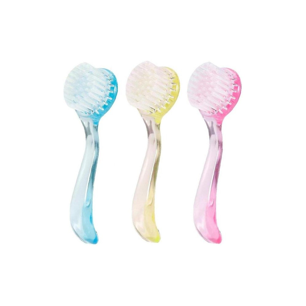 Gel Nail Polish Dust Brush, Nail Art Cleaning Tool with Soft Bristles, Manicure Pedicure Accessory