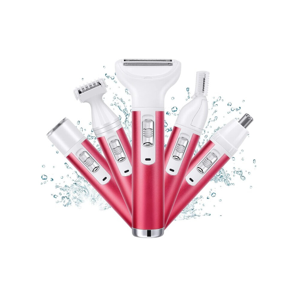 USB Rechargeable Women's Shaver with Floating Blades Gentle Hair Removal Tool for Sensitive Skin