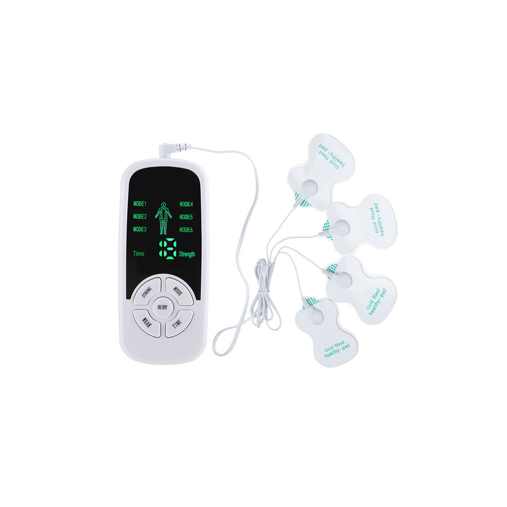 EMS Pulse Muscle Massager with 6 Modes & 15 Intensity Levels, Portable Muscle Relaxation Device for Circulation