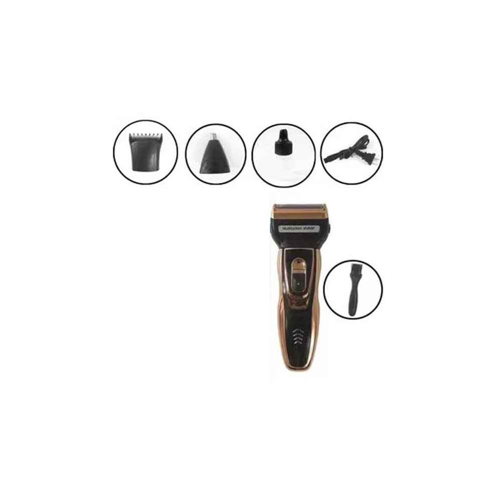 Beard Trimmer and Scissors with Self-Sharpening Blades, Quick Charge for Facial Hair Grooming