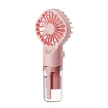 Handheld Mist Cooling Fan USB Rechargeable Personal Facial Steamer for Home Office Travel