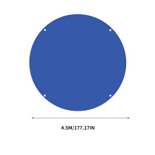 Cubierta redonda para piscina elevada – Azul, de 2,4 m a 4,5 m