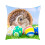 Kussensloop met paashaasprint, polyester, 45x45 cm 1