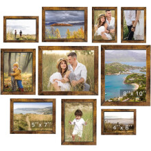 Schwarze Bilderrahmen-Collage-Sets, 10 Stück, verschiedene Größen