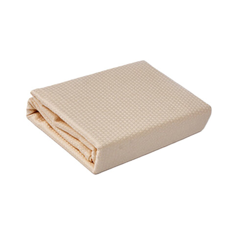 Sommer-Überwurfdecke aus Eisseide, Beige XL