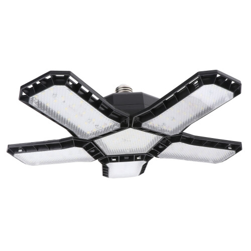 LED-garagelamp, opvouwbaar, vijf panelen, 80W