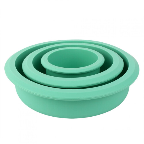 Silikon bakeformer – 3 størrelser, matgodkjent, non-stick