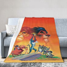 Couverture douce en peluche Le Roi Lion, 101 x 76 cm Ă 203 x 152 cm