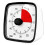 Visuel timer til klasseværelset for børn – 60-minutters blå disk 1