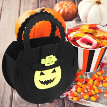 Halloweenske netkané cukríkové tašky, 12 ks