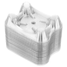 Support de jardin en plastique pour melons, 15 x 11,5 x 3 cm, lot de 50 pièces