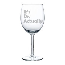Verre à vin 10 oz, cadeau de fin d'études doctorales