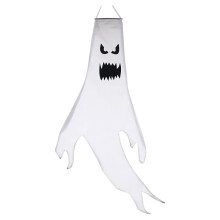 Decoração de Halloween com cata-vento de fantasma, 47 polegadas (119 cm)